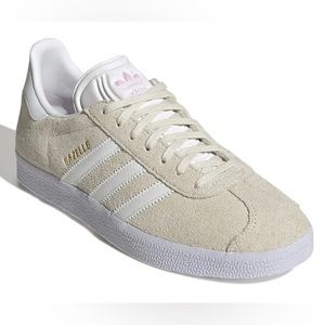 adidas Originals Cream Athletic Shoes with Retro Style